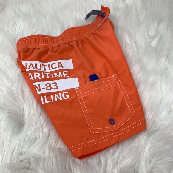 Nautica Hibiscus Anchor Swim Trunk w Graphic - Picture 6 of 10